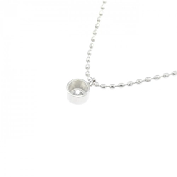 K18WG Solitaire Dây chuyền kim cương 0.1CT - Hàng hiệu Chính hãng 858848