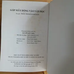 Góp Mấy Dòng Vào Văn Học - Trần Trọng Đăng Đàn 714393