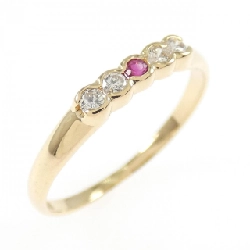 Nhẫn Ruby K18YG - Hàng hiệu Chính hãng