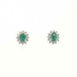 PT900 Bông tai Ngọc lục bảo - Hàng hiệu Chính hãng