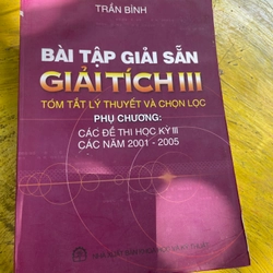BÀI TẬP GIẢI SẴN GIẢI TÍCH III