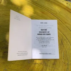 BỆNH CAO HUYẾT ÁP & HẠN CHẾ CAO HUYẾT ÁP KHÔNG CẦN THUỐC  787265