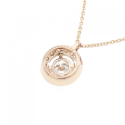 K18PG Dây chuyền kim cương 0.306CT H SI1 Tốt - Hàng hiệu Chính hãng 875346