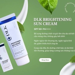 Kem chống nắng DLK Brightening Sun Cream SPF 50+ PA++++ Tube 60ml 193626