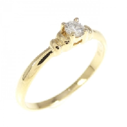 Nhẫn kim cương K18YG 0.08CT