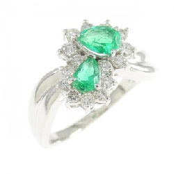 Nhẫn Emerald K18WG 0.44CT - Hàng hiệu Chính hãng