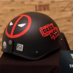 Mũ bảo hiểm nửa đầu deadpool 574002
