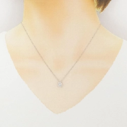 K18WG Pave Diamond Necklace 0.19CT - Hàng hiệu Chính hãng 861392