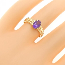 Nhẫn Amethyst K18YG - Hàng hiệu Authentic 856836