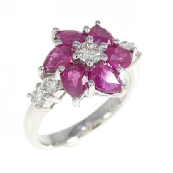 Nhẫn Ruby Hoa PT900 1.95CT