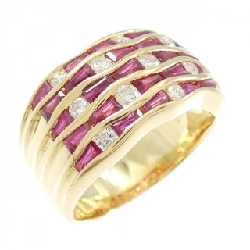 Nhẫn Ruby K18YG 1.97CT - Hàng hiệu Chính hãng