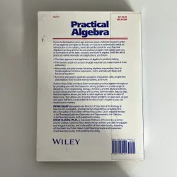 Sách tiếng Anh - Practical Algebra – A Self-Teaching Guide (Second Edition) - Sách toán 600968