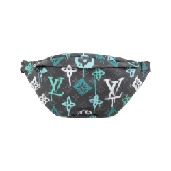 Túi đeo chéo Louis Vuitton Monogram Eclipse (LV Graffiti Veil) Discovery Bum Bag PM M21397 - Hàng hiệu Chính hãng