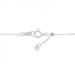 K18WG Dây chuyền đá mặt trăng - Hàng hiệu Authentic 858830