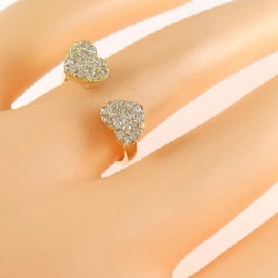 Nhẫn kim cương hình trái tim K18YG/K18PG 0.30CT - Hàng hiệu Chính hãng 854920