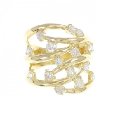 Nhẫn kim cương K18YG 0.80CT 667363