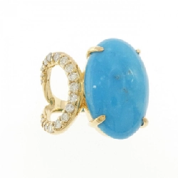 Nhẫn Turquoise K18YG 17.32CT 666751