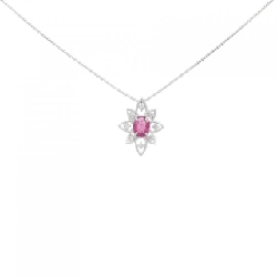 K18WG Dây chuyền ruby 0.29CT - Hàng hiệu Chính hãng