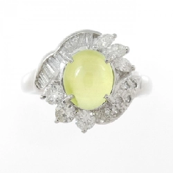Nhẫn Chrysolite Cat's Eye PT900 1.66CT 665806