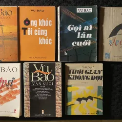 7 cuốn của nhà văn Vũ Bão( 6 cuốn có chữ ký)