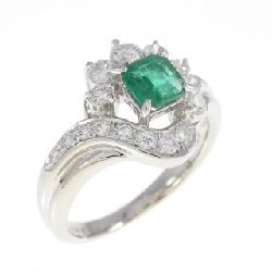 Nhẫn Emerald Tasaki 0.47CT - Hàng hiệu Authentic