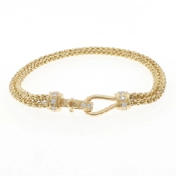 K18YG Vòng tay kim cương 0.32CT - Hàng hiệu Chính hãng 873252