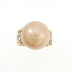 Nhẫn ngọc trai trắng K18YG 13.6mm - Hàng hiệu Chính hãng 847914