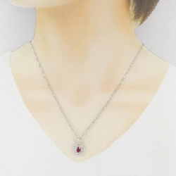 Dây chuyền ruby PT900/PT850 1.078CT - Hàng hiệu Authentic 859180