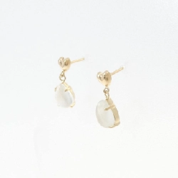 K18YG Đá mặt trăng Bông tai - Hàng hiệu Chính hãng 872926