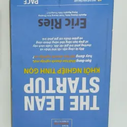 Sách Khởi nghiệp tinh gọn