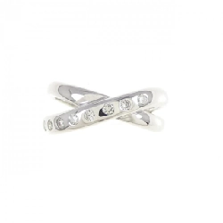 Nhẫn nhẫn hồng kim cương K18WG 0.10CT 672861