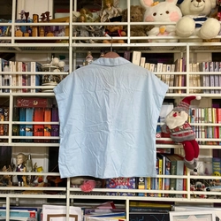 Áo sơ mi blue, Zanzea, Size M 521314