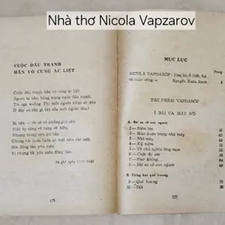 Tuyển thơ Nicola Vapzarov, nhà thơ vô sản lớn của Bulgaria 715549