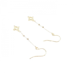 K18YG Bông tai kim cương 0.08CT - Hàng hiệu Chính hãng 877307