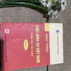 Giáo trình luật hình sự Việt Nam, hơn 500 trang