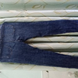 Quần jean ống bó không kẻ sọc 24363