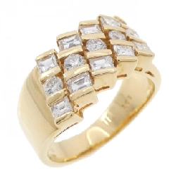 Nhẫn kim cương K18YG 1.01CT