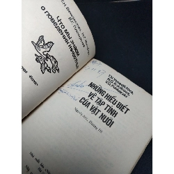 Những hiểu biết về tập tính của vật nuôi mới 70% ố, tróc gáy, có chữ ký trang đầu 1983 HCM2103 GIÁO TRÌNH, CHUYÊN MÔN 918390