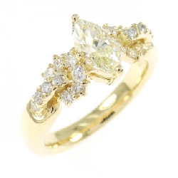 Nhẫn kim cương K18YG 0.61CT - Hàng hiệu Authentic