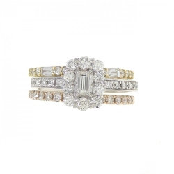 【Sản phẩm mới】Nhẫn kim cương PT900/K18YG/K18PG 0.50CT 671717