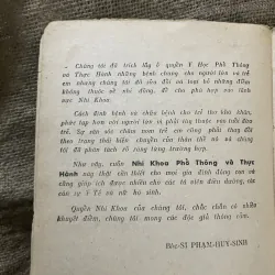 Nhi khoa - phương pháp nuôi dưỡng nhi đồng, bệnh trẻ em -  bs Phạm Huy Sinh -NXB Khai Trí  958657
