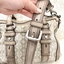 ✨ Fossil chuẩn Vintage – canvas phối da thật 971248