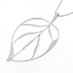 Dây chuyền kim cương PT900/PT850 hình lá 0.70CT - Hàng hiệu Chính hãng 847280