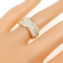 Nhẫn kim cương Pavé K18YG 1.05CT - Hàng hiệu Chính hãng 853659