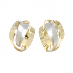 K18YG/PT Bông tai - Hàng hiệu Authentic