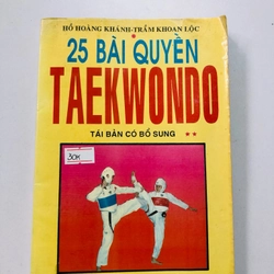 25 BÀI QUYỀN TAEKWONDO  - 130 trang, nxb: 1995 338040