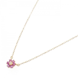 K18YG Hoa Hồng Ruby Dây Chuyền - Hàng hiệu Chính hãng 858368