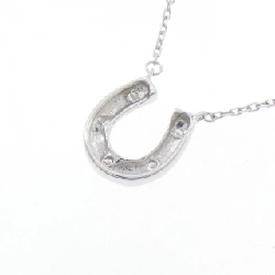 K14WG Dây chuyền kim cương hình móng ngựa - Hàng hiệu Authentic 858313