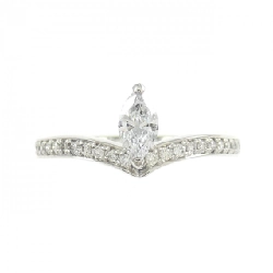 Nhẫn kim cương PT900 0.315CT D IF cắt Marquise - Hàng hiệu Authentic 874852