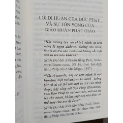 Lời di huấn của Đức Phật và sự tồn vong của giáo huấn Phật Giáo - Hoang Phong (biên soạn, dịch) 470644